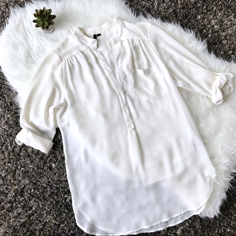 Cream blouse